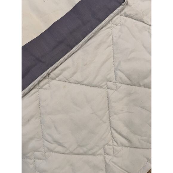 NIKKEN Travel Comforter Blanket Pad Pillow Portable Zip With Handle 57" X 49" - Picture 5 of 7